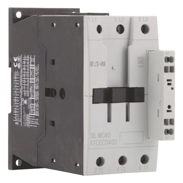 Contactor, 3 pole, 380 V 400 V 18.5 kW, 230 V 50 Hz, 240 V 60 Hz, AC operation, Spring-loaded terminals image 11