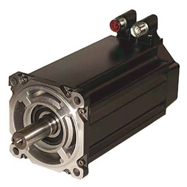 Allen-Bradley, MPL-A330P-HK72AA, Bulletin MPL - Low-Inertia Brushless Servo Motors Product, 230 V, Frame Size 3 = 100 mm (3.94 in.), Stack Length 30 = 76.2 mm (3.0 in.), 5000 RPM, Keyless Shaft Extension, SpeedTEC DIN Connector image 1