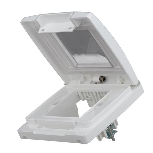 Outdoor surface mount box IP55, transparent lid, white image 11