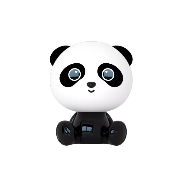 Lucide DODO PANDA - Table lamp Children - LED Dim. - 1x3W - 3 StepDim - Black image 1