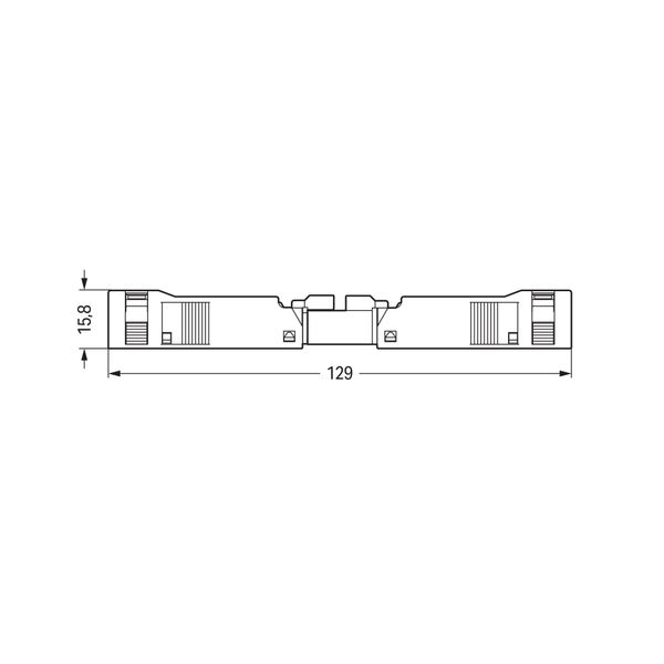 Socket with strain relief housing 5-pole white image 8