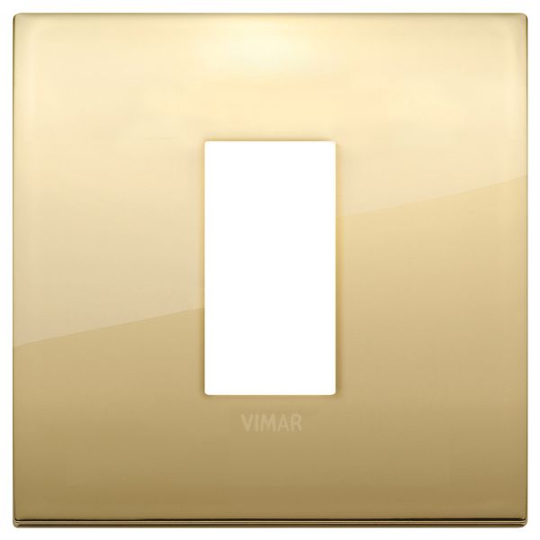 Classic plate 1M metal gold image 1