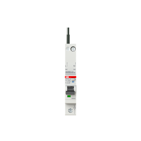 DSE201 M C50 AC10 - N Black Residual Current Circuit Breaker with Overcurrent Protection image 3