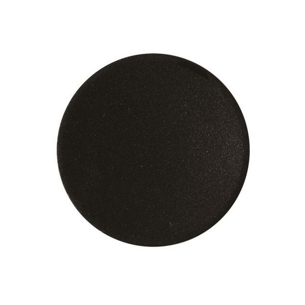 Button plate, flush, black image 1