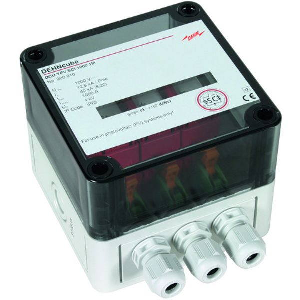 Surge arrester Type 2 DEHNcube in IP65 enclosure f. PV systems 1MPP at image 1