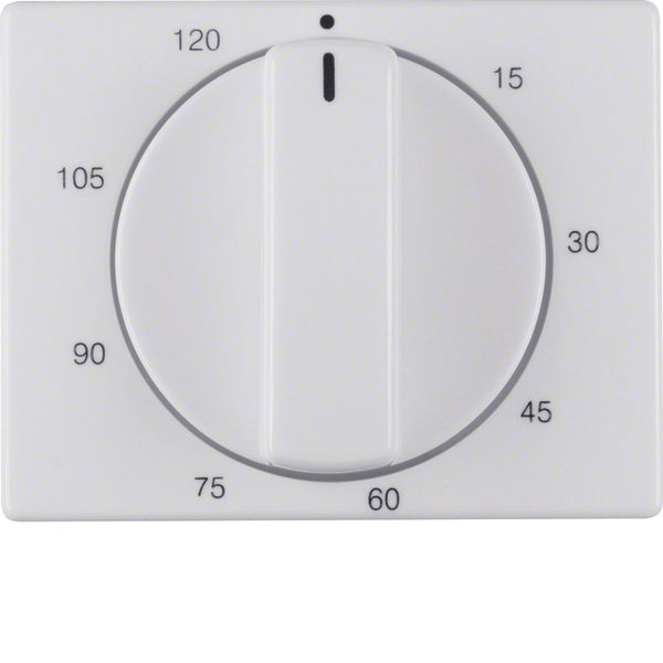 Centre plate for mechanical timer, arsys, p. white glossy image 1