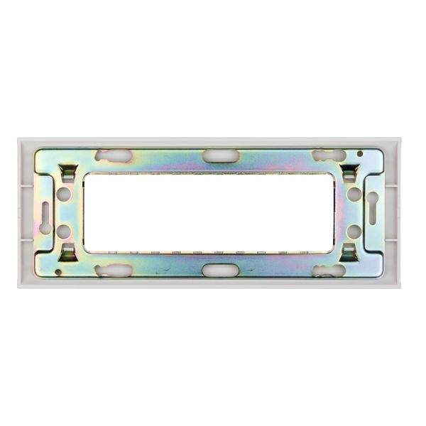 Frame Triple 80x205mm for centralplates 45x45mm, RAL9010 image 2