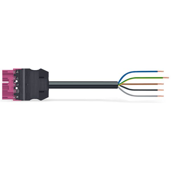 pre-assembled interconnecting cable Cca Socket/plug black image 3