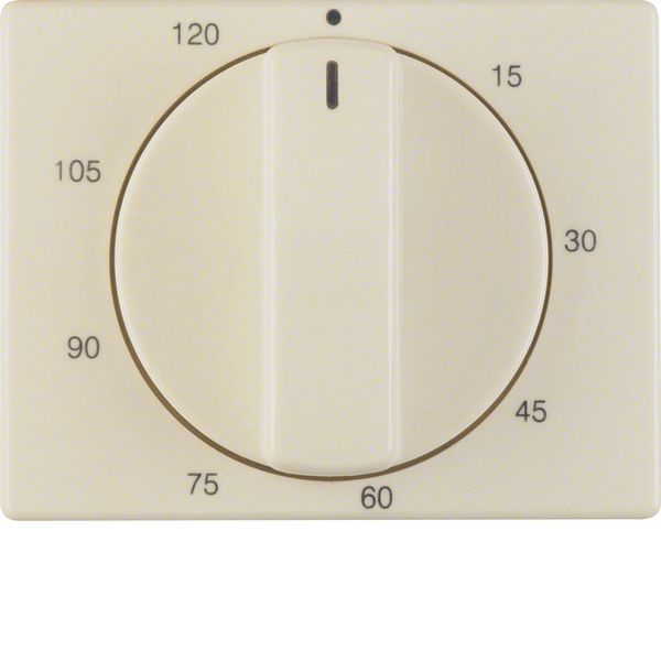 Centre plate for mechanical timer, arsys, white glossy image 1