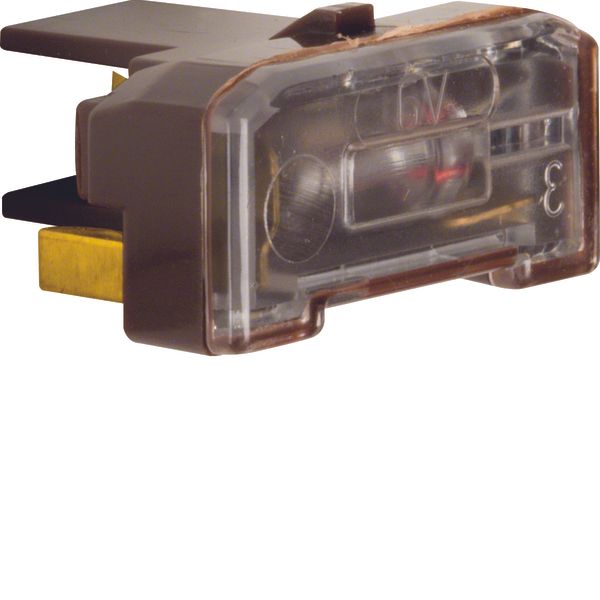 Glow lamp unit N-terminal, light control, brown image 1