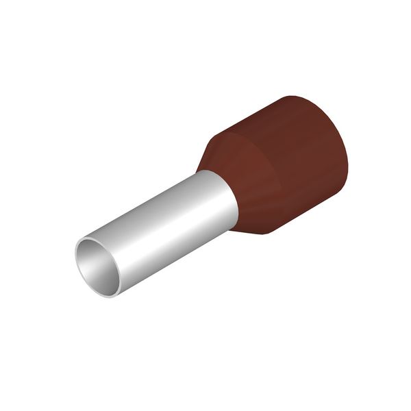 Wire end ferrule, Standard, 10 mm², Stripping length: 15 mm, brown image 1