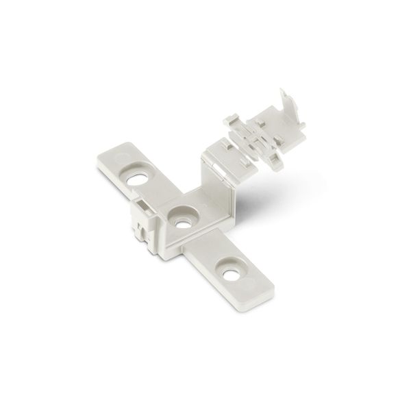 Mounting carrier 2- to 5-pole for flying leads white image 1