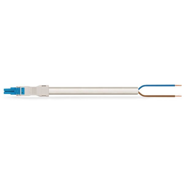 pre-assembled connecting cable Eca Socket/open-ended blue image 2