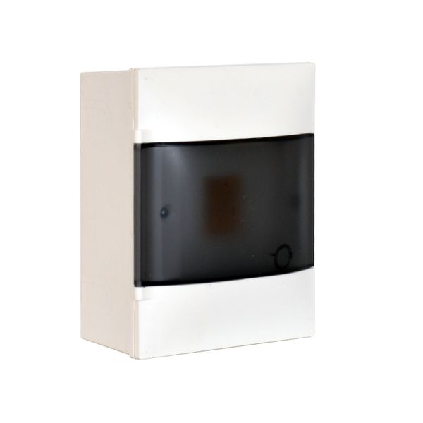 LEGRAND 1X4M SURFACE CABINET SMOKED DOOR WITHOUT TERMINAL BLOCK image 1