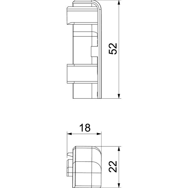 SL ESli2050 cws End piece left SL 20x50 9001 image 2