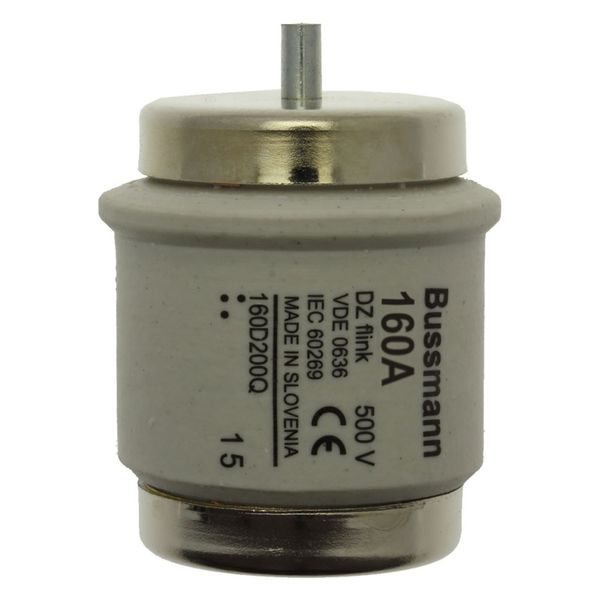 Fuse-link, low voltage, 160 A, AC 500 V, D5, 56 x 46 mm, gR, DIN, IEC, fast-acting image 4