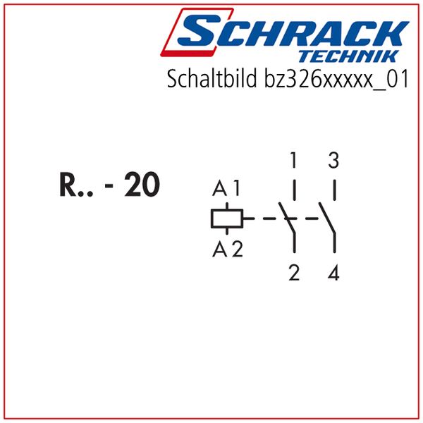 Modular contactor 25A, 2 NO, 230VAC, 1MW image 4