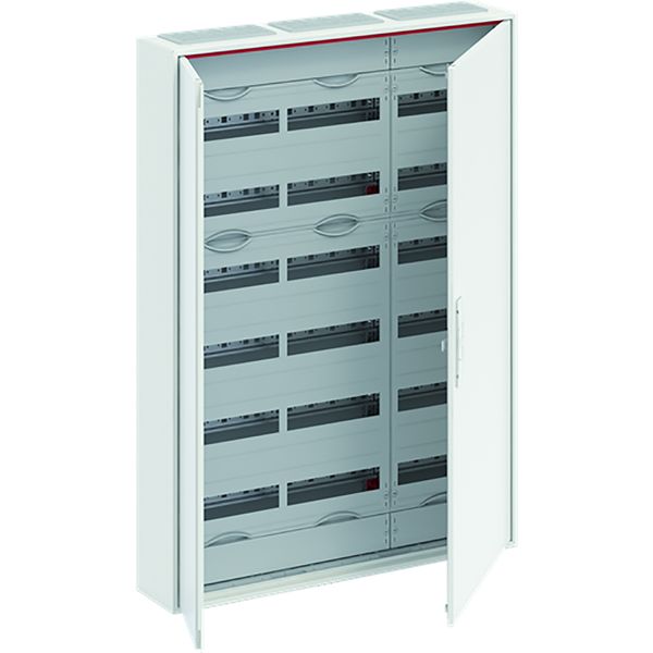 CA37R ComfortLine Compact distribution board, Surface mounting, 216 SU, Isolated (Class II), IP44, Field Width: 3, Rows: 6, 1100 mm x 800 mm x 160 mm image 1