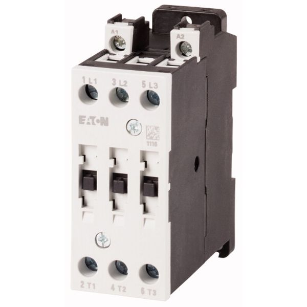 Contactor, 3 pole, 380 V 400 V: 11 kW, 230 V 50 Hz, 240 V 60 Hz, AC operation, Screw terminals image 1