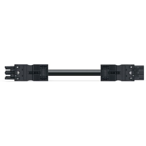 pre-assembled connecting cable;Eca;Plug/open-ended;black/brown image 4