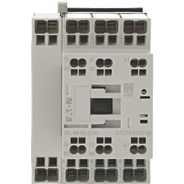 Contactor, 4 pole, AC operation, AC-1: 32 A, 1 N/O, 1 NC, 230 V 50 Hz, 240 V 60 Hz, Push in terminals image 10