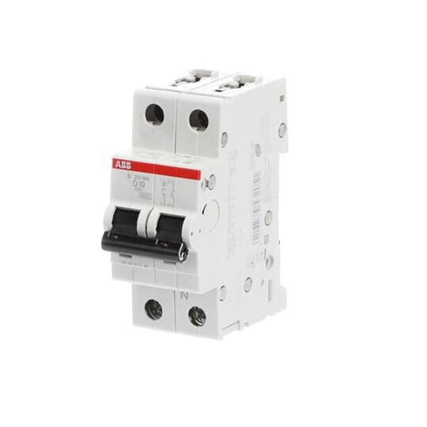 S201-C10NA Miniature Circuit Breaker - 1+NP - C - 10 A image 2