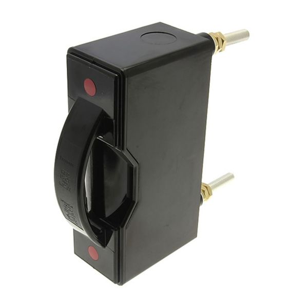 Fuse-holder, LV, 200 A, AC 690 V, BS88/B2, 1P, BS, back stud connected, black image 11