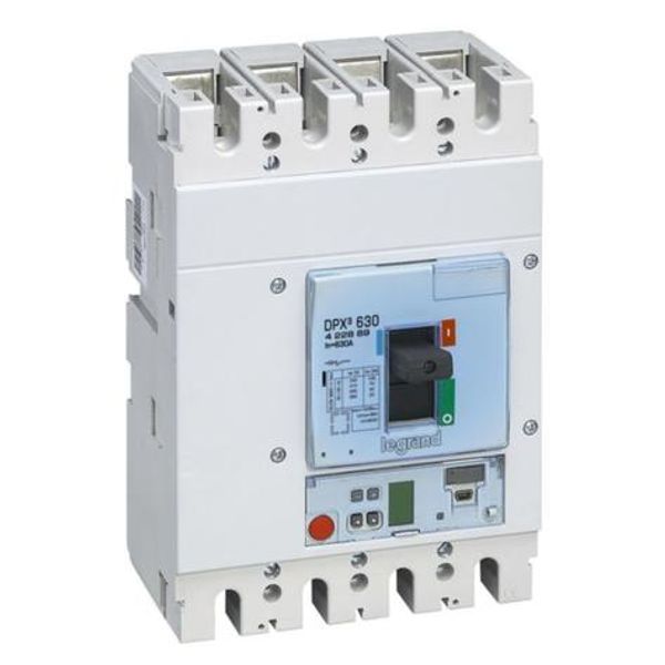 DPX³630 power circuit breaker with S10 electronic release and measuring unit breaking capacity 70kA 400V~ - 4P - 630A image 1