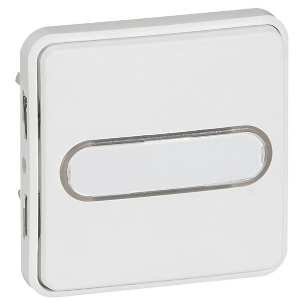 Push-button Plexo IP55 antibacterial-illum/label-holder-10A-modular-Artic white image 1