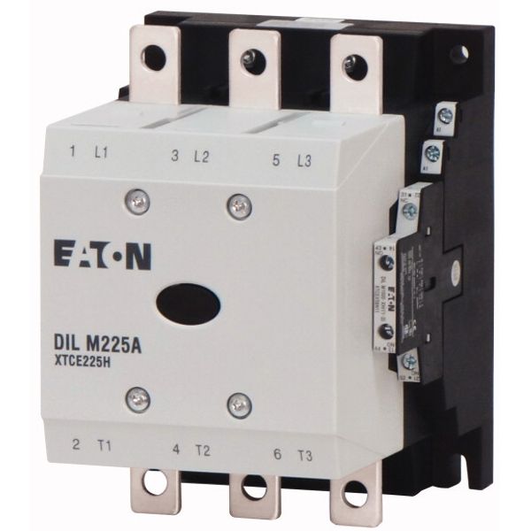 Contactor, 380 V 400 V 110 kW, 2 N/O, 2 NC, RDC 24: 24 - 27 V DC, DC operation, Screw connection image 1