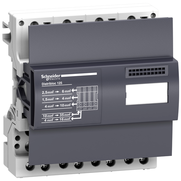 LINERGY DX 4P DIST.BLOCK 125A 6M 52HOLES image 1