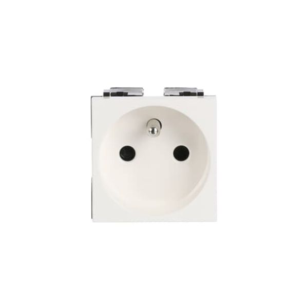 N2287.6 BL Socket outlet FR White - Zenit image 1