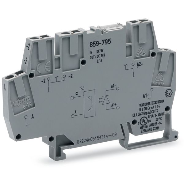 859-795 Optocoupler module; Nominal input voltage: 5 VDC; Output voltage range: 3 … 30 VDC image 4