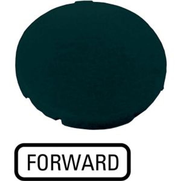 Button plate, flat black, FORWARD image 2