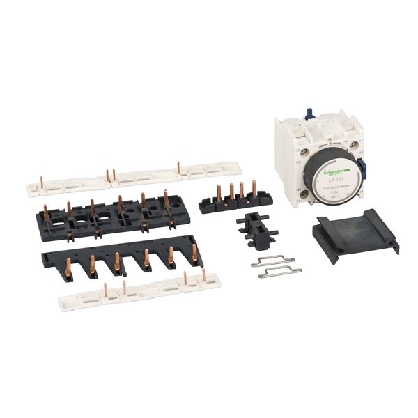 Kit for star delta starter assembling, for 2 x contactors LC1D25-D38 and star LC1D09-D18, with timer block image 4