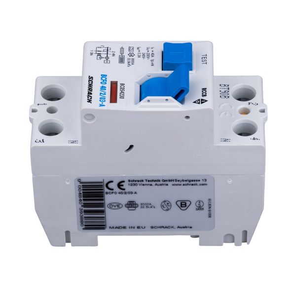 Residual current circuit breaker, 40A, 2-p, 300mA, type A image 7