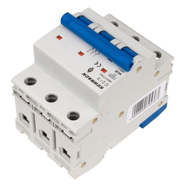 Miniature Circuit Breaker (MCB) AMPARO 10kA, C 2A, 3-pole image 5