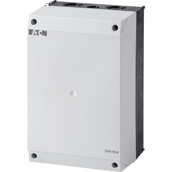 Insulated enclosure, HxWxD=240x160x125mm, +mounting plate image 3