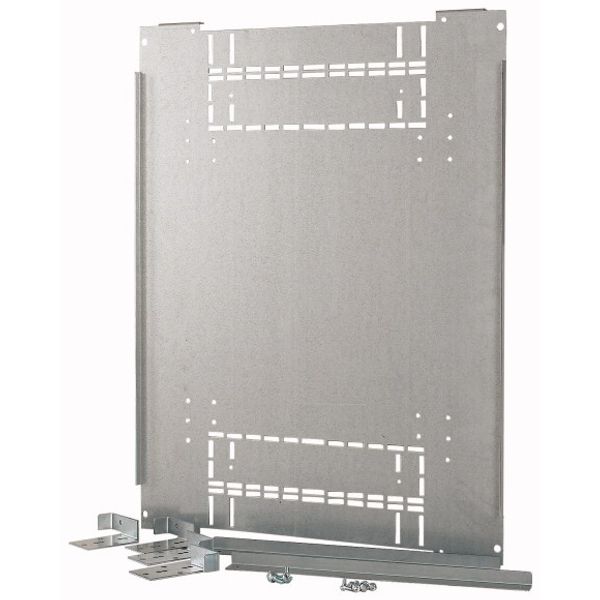 Mounting plate,NZM4,3/4 p,withdrawable unit,W=600mm image 1