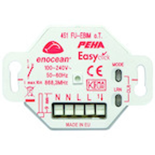 EnOcean Easyclickpro-inbouw-ontvanger 1-kanaals,m.energiemeting,bidire image 1