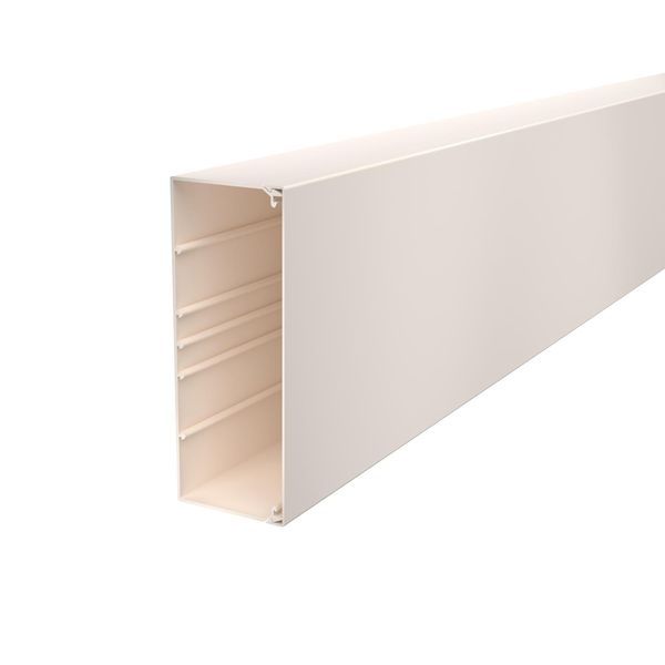 WDK80210CW  Wall and ceiling channel, with perforated bottom, 80x210x2000, cream white Polyvinyl chloride image 1