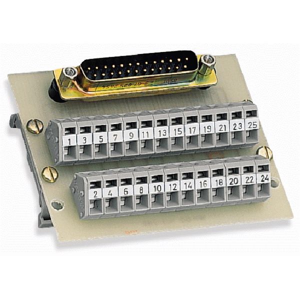 Interface module with solder pin Male connector image 1