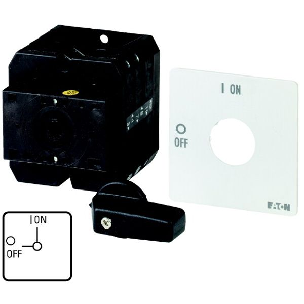 On-Off switch, T5, 100 A, rear mounting, Basic switch, 3 contact unit(s), 6 pole image 1