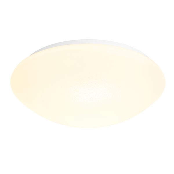 RKL 3 ceiling/wall light, E27, 2x60W, IP40, opal, white image 1