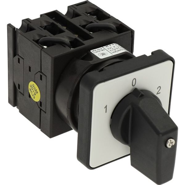 Reversing switches, T0, 20 A, flush mounting, 3 contact unit(s), Contacts: 5, 60 °, maintained, With 0 (Off) position, 1-0-2, Design number 8401 image 7