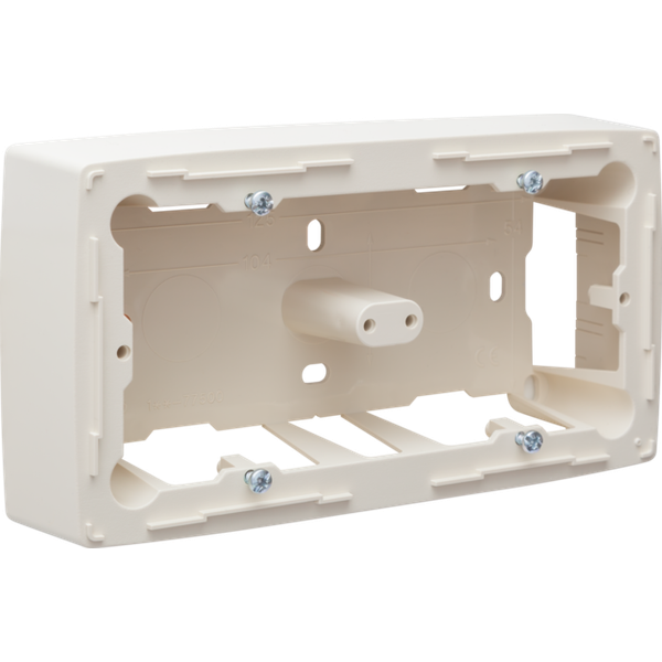 Double surface-mounting box for all flush-mounting devices from the Or image 1