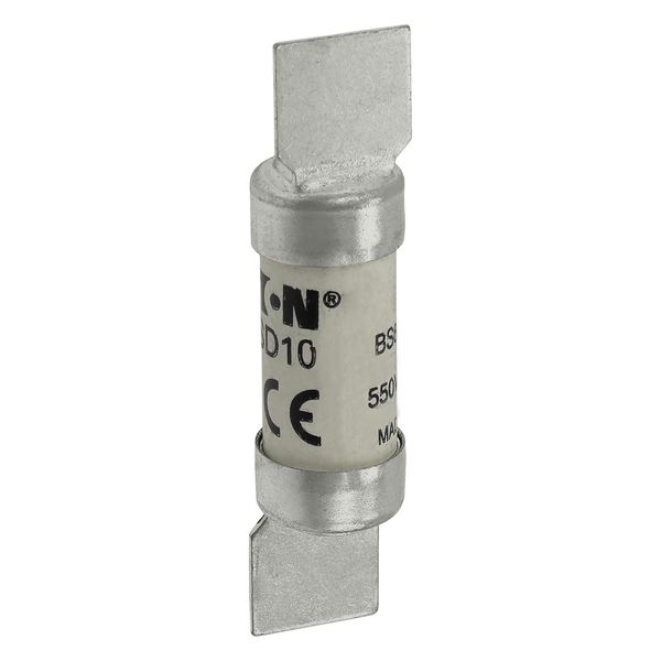 Fuse-link, LV, 10 A, AC 550 V, BS88/F1, 14 x 59 mm, gL/gG, BS image 5