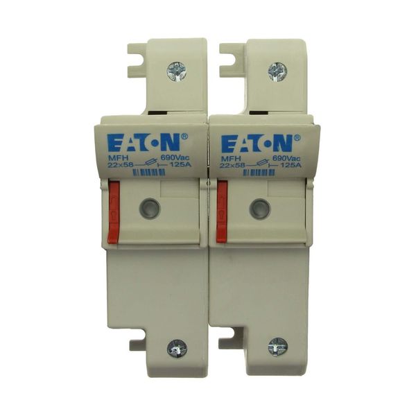 Fuse-holder, low voltage, 125 A, AC 690 V, 22 x 58 mm, 2P, IEC, With indicator image 11