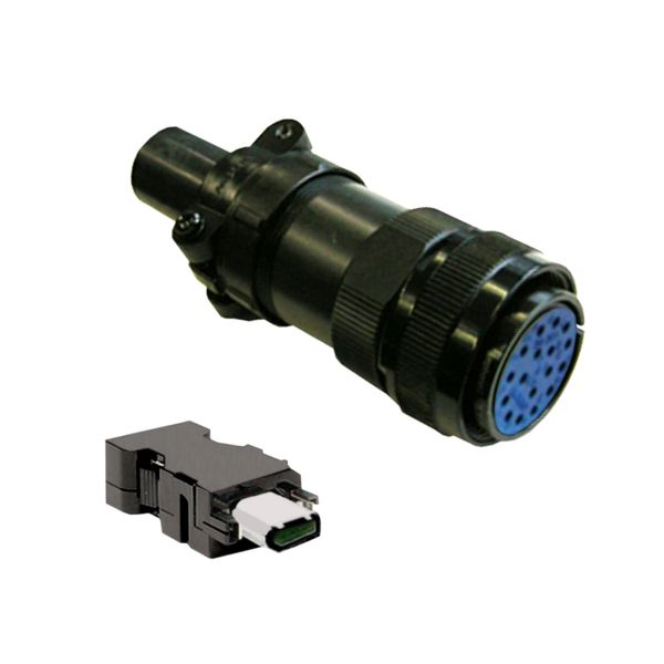 encoder connector kit, MIL connection for BCH2.H/.M/.R - 100/130/180mm, CN2 plug image 1