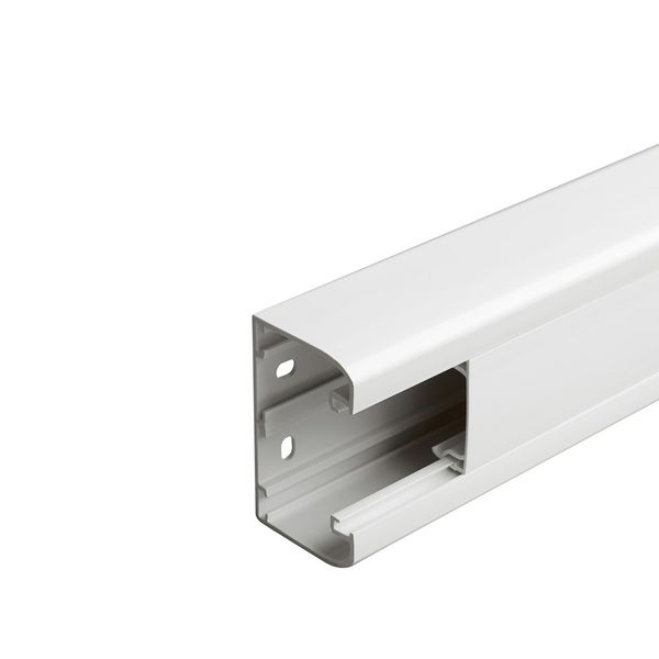 Snap-on trunking - 1 compartment - 50x80 - with cover 45 mm - 2 m - white image 2